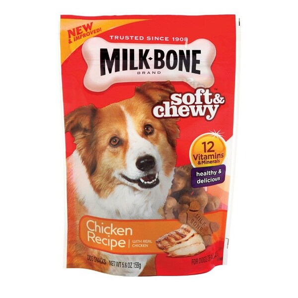 MilkBone Soft and Chewy Chicken Flavor Biscuit For Dogs 5.6 oz